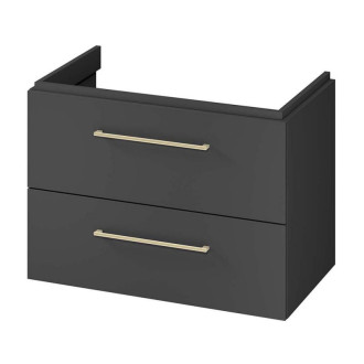 Cersanit Larga skrinka pod umývadlo 80 montovaná antracit S164-037