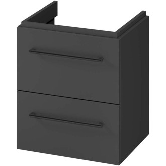 Cersanit Larga 50 umývadlová skrinka antracit zmontovaná S164-035