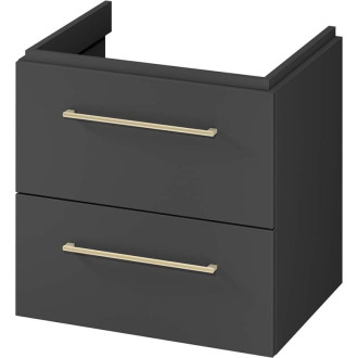 Cersanit Larga 60 umývadlová skrinka antracit zmontovaná S164-036