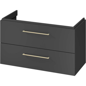 Cersanit Larga 100 umývadlová skrinka antracit zmontovaná S164-038