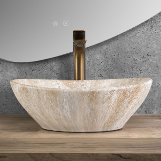 Rea Umývadlo na dosku Rea Sofia Savana Matt REA-U6361