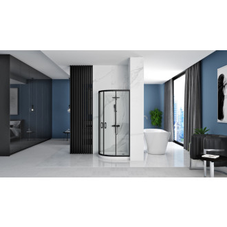 Rea Sprchová kabína REA Look Black 80x80 REA-K7902