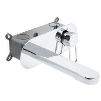 Umývadlová batéria SAT Fusion vrátane podomietkového telesa chróm SATBSFU101KPU