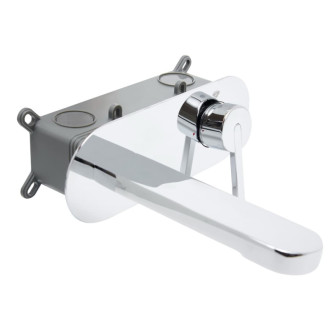 Umývadlová batéria SAT Fusion vrátane podomietkového telesa chróm SATBSFU101TCH