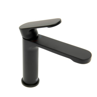 Umývadlová batéria SAT Fusion bez výpuste matná čierna SATBSFU271CPC