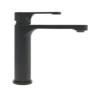 Umývadlová batéria SAT Fusion bez výpuste matná čierna SATBSFU271CPC