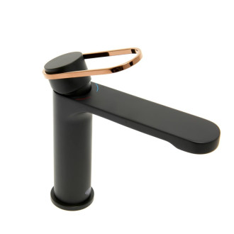 Umývadlová batéria SAT Fusion bez výpuste čierna/bronz SATBSFU271CPCBR