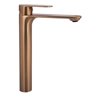 Umývadlová batéria REA Drop Brush Copper High