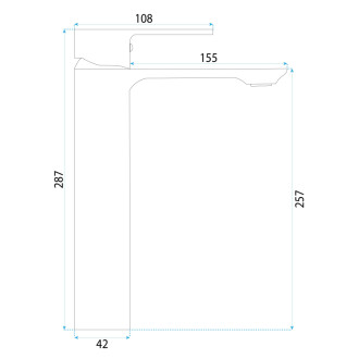 Umývadlová batéria REA Drop Brush Copper High
