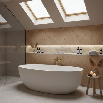 Kúpeľňová batéria REA DROP Brush Gold