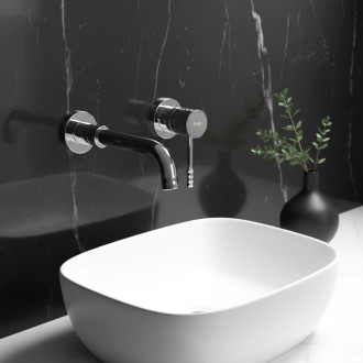 Podomietková umývadlová batéria REA LUNGO Diamond Chróm + BOX