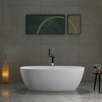 Voľne stojaca akrylátová vaňa ROMA 170