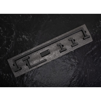 Súprava kúpeľňových doplnkov Rio Black 4 diely