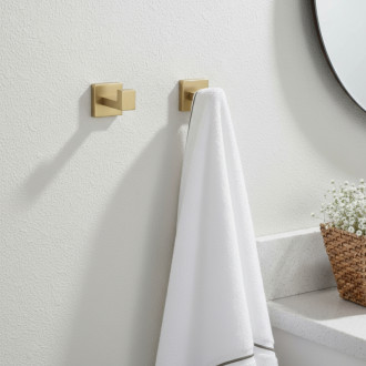 Súprava kúpeľňových doplnkov Rio Brush Gold 4 diely