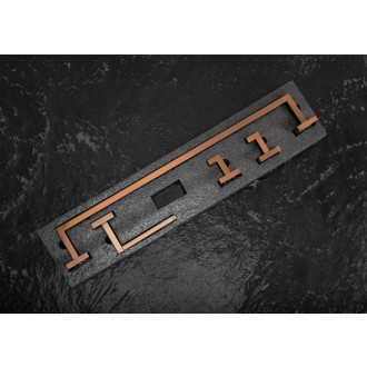 Súprava kúpeľňových doplnkov Rio Brush Copper 4 diely