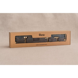 Súprava kúpeľňových doplnkov Ari Brush Gold 4 diely