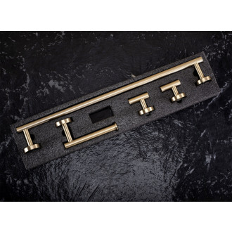 Súprava kúpeľňových doplnkov Ari Brush Gold 4 diely