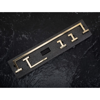 Súprava kúpeľňových doplnkov Rio Gold 4 diely