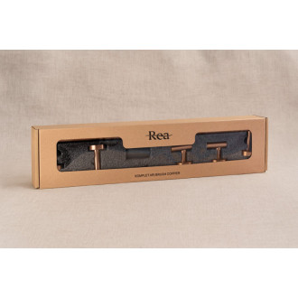 Súprava kúpeľňových doplnkov Ari Brush Copper 4 diely