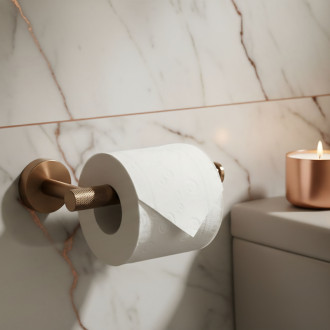 Súprava kúpeľňových doplnkov GRID Brush Copper 4 diely