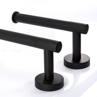 Súprava kúpeľňových doplnkov GRID Black 4 diely