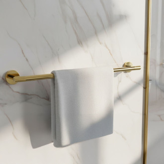 Súprava kúpeľňových doplnkov GRID Gold 4 diely