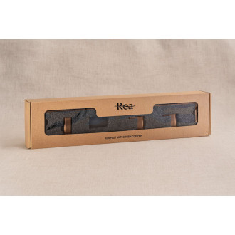 Súprava kúpeľňových doplnkov Mati Brush Copper 4 diely