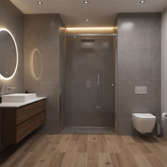 Sprchové dvere Rea Primo Swing 80 Chrome