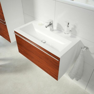 Umývadlo Ravak Clear 80x38 cm otvor pre batériu, bez prepadu XJJ01180000