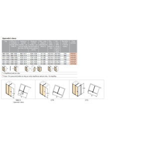 Sprchová zástena walk-in 120 cm Huppe Xtensa pure XT0103.069.322