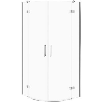 Cersanit Jota sprchovací kút chróm číre sklo 80x80x195 S160-038