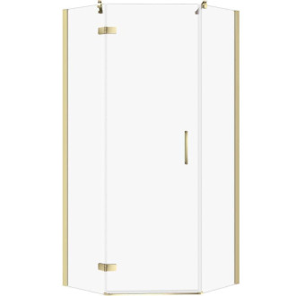 Cersanit Jota sprchový kút L zlatá číre sklo 80x80x195 S160-018