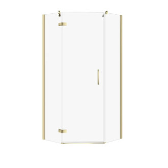 Cersanit Jota sprchový kút L zlatá číre sklo 90x90x195 S160-020