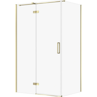 Cersanit Jota sprchový kút L zlatá číre sklo 90x120x195 S160-030