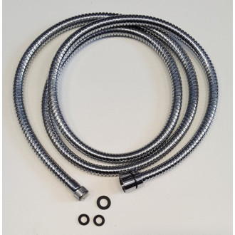 Sprchová hadica k batériám na okraj vane, F1/2“ – F3/8", 200cm, chróm NDFL108CR