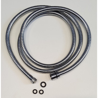 Sprchová hadica k batériám na okraj vane, F1/2“ – F3/8&quot;, 200cm, chróm NDFL108CR