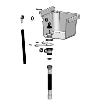 Sifón k výlevke PI5055