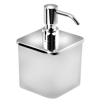 FLORI dávkovač mydla s pumpičkou, chróm