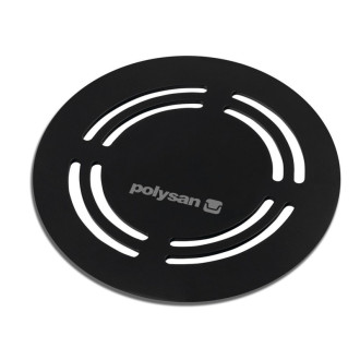 FLEXIA kruhová krytka sifónu, čierna 73217 50916