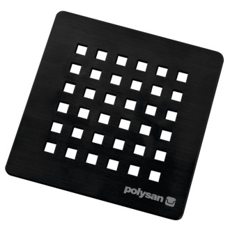 FLEXIA štvorcová krytka sifónu, čierna 73247 50912