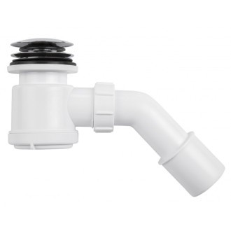 Sifón priemer otvoru 50mm, DN50, krytka chróm