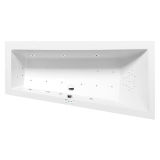 ANDRA R hydromasážna vaňa, 160x90x45cm, Highline Hydro-Air, chróm 56823