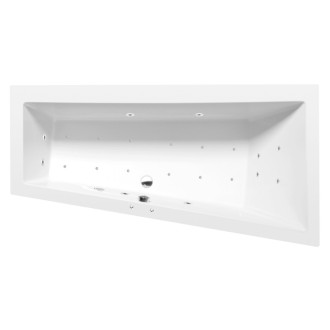 ANDRA R hydromasážna vaňa, 180x90x45cm, Active Hydro-Air, chróm 56843