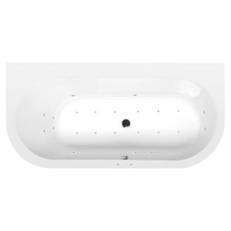 ASTRA B hydromasážna vaňa, 165x75x48cm, Active Hydro-Air, chróm 56861