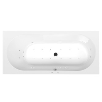 ASTRA B hydromasážna vaňa, 165x75x48cm, Active Hydro-Air, chróm 56861