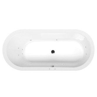 ASTRA O hydromasážna vaňa, 165x75x48cm, Active Hydro, chróm 56866