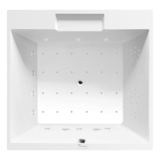 CAME hydromasážna vaňa, 175x175x50cm, Highline Hydro-Air, chróm 56883