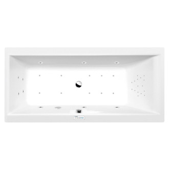 CLEO hydromasážna vaňa, 150x75x48cm, Highline Hydro-Air, chróm 56889