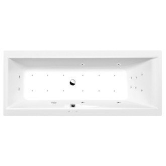 CLEO hydromasážna vaňa, 170x75x48cm, Attraction Hydro-Air, chróm 56911