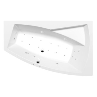 EVIA R hydromasážna vaňa, 160x100x47cm, Active Hydro-Air, chróm 56951